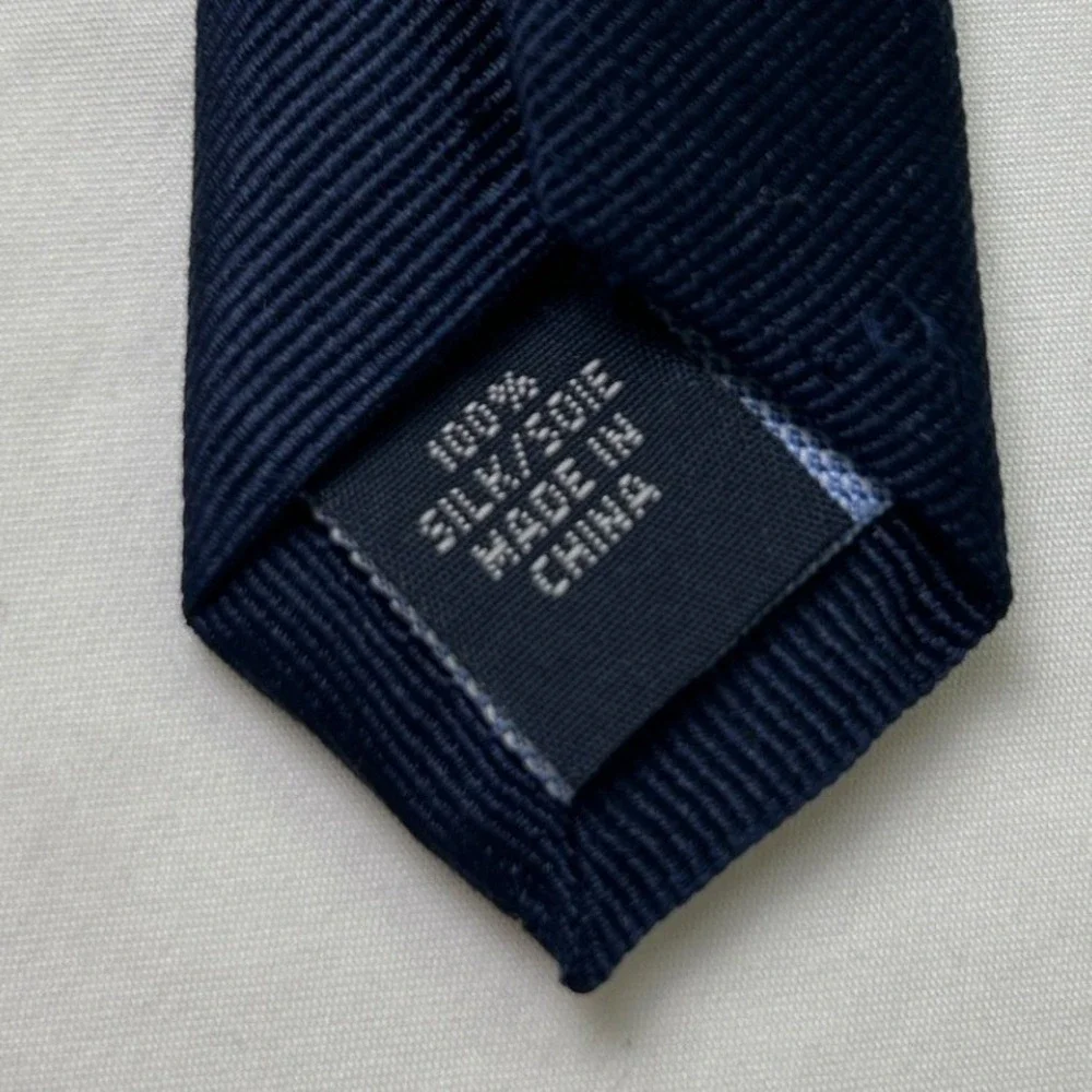 Tommy Hilfiger Mens Silk Plaid Madras Check Necktie Blue Pink Multi 61